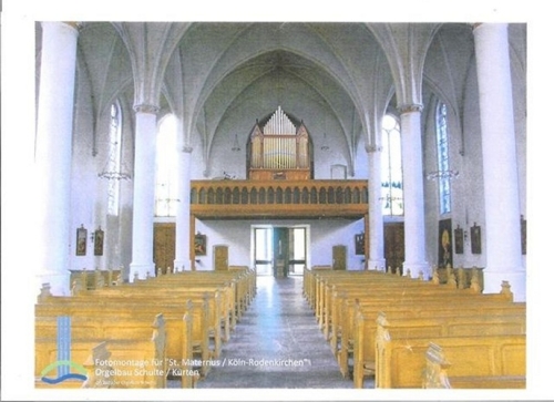 Fotomontage - neue Orgel St. Maternus Köln